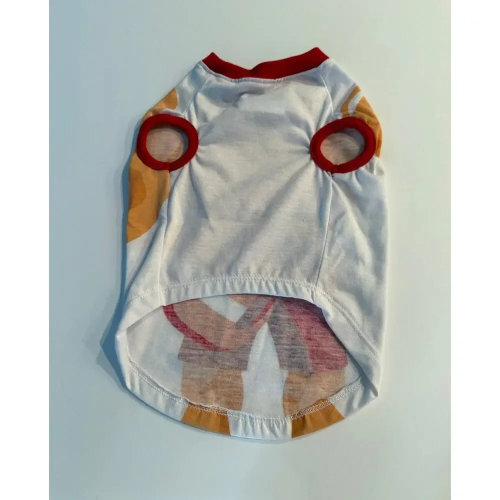 Top Paw Size Medium Lifeguard Costume Dog Shirt - Red Guard Buoy